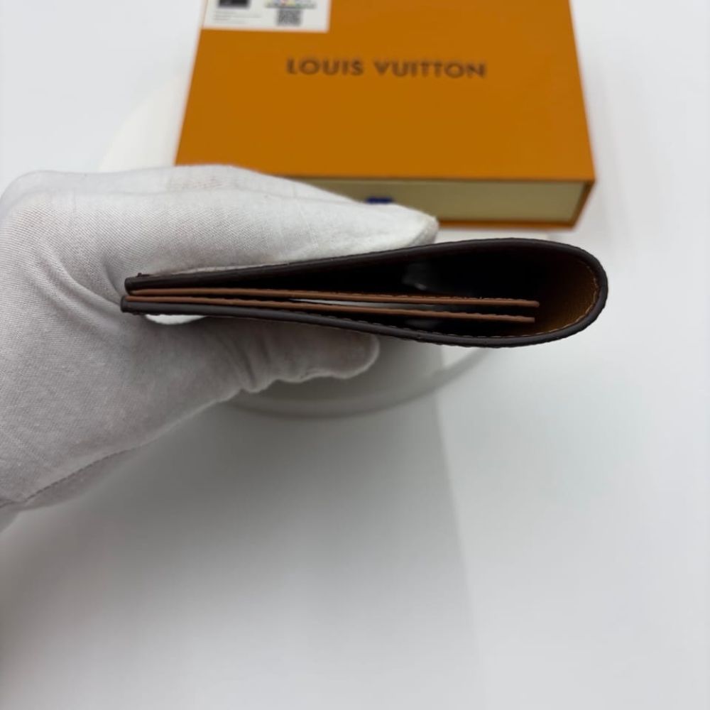 Louis Vuitton Passport Cover Monogram Forest Canvas Brown 14Cm M27023
