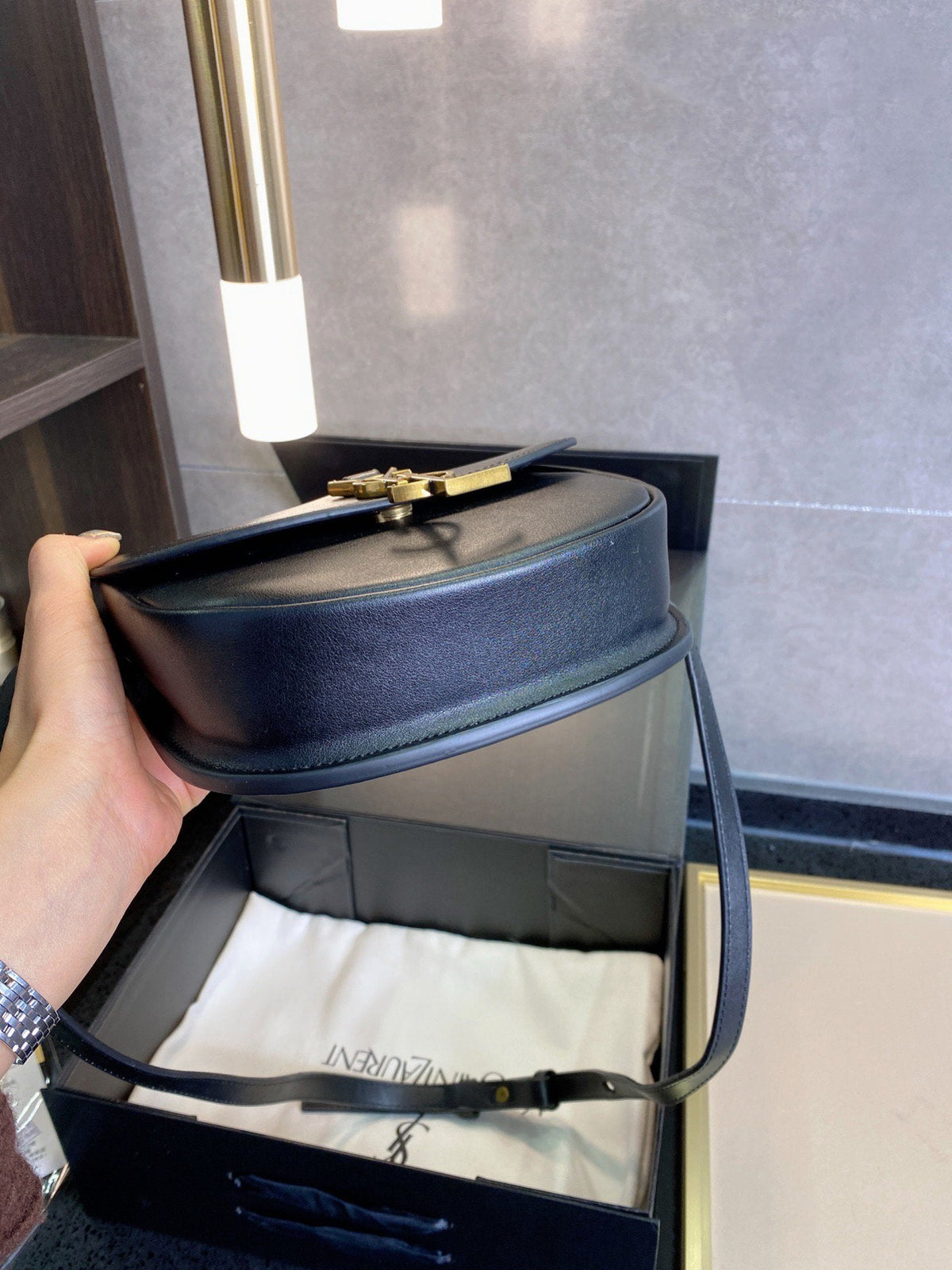 Saint Laurent Women’s Kaia Small Satchel In Smooth Leather