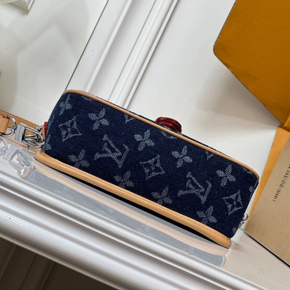 Louis Vuitton Nano Diane Blue Denim 19Cm