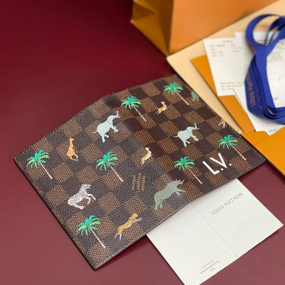 Louis Vuitton Passport Cover The Darjeeling Limited Brown 14Cm N40872