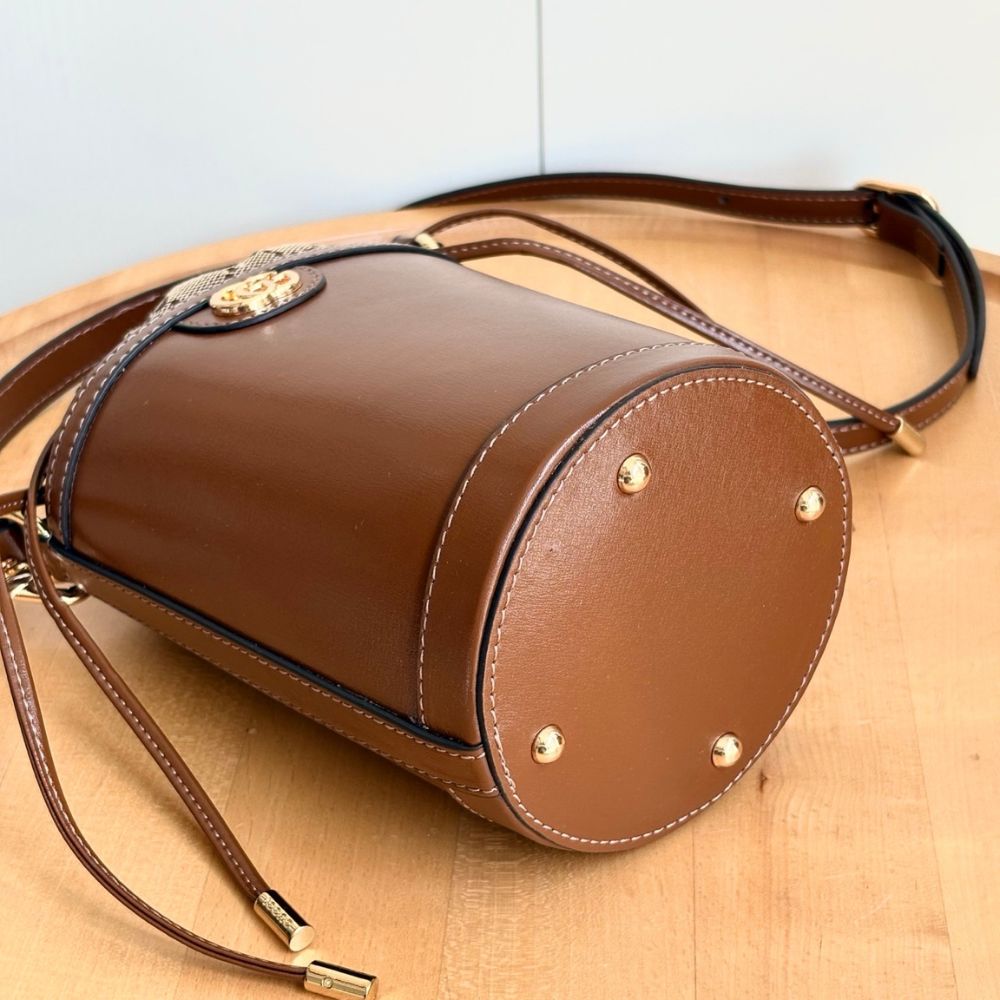 Gucci Ophidia Mini Bucket Bag Brown 20Cm 760201