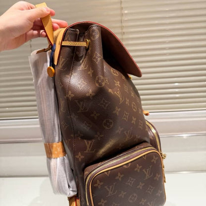 Louis Vuitton Trio Backpack Monogram Canvas Brown 43Cm M44658