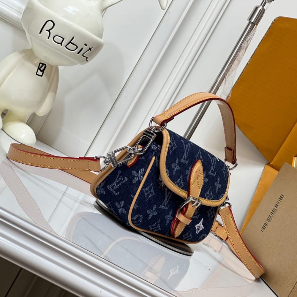 Louis Vuitton Nano Diane Blue Denim 19Cm