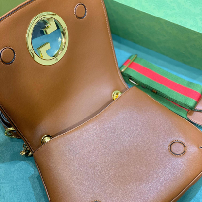 Gucci Blondie Medium Top Handle Bag Brown 29Cm