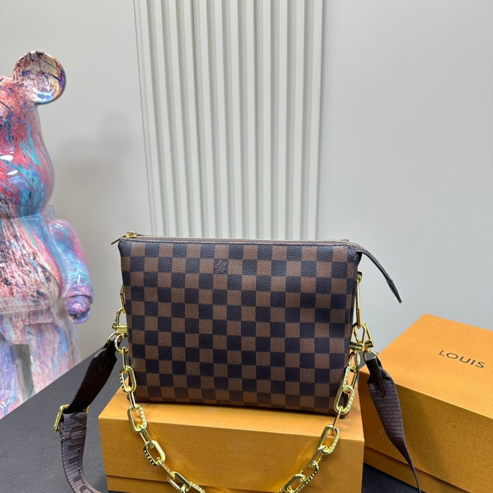 Louis Vuitton Coussin PM Leather Brown 26Cm