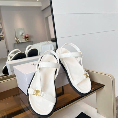 CELINE MAUD SANDAL WITH TRIOMPHE WHITE 362225042C 01BC