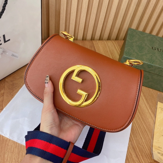 Gucci Blondie Mini Bag Brown 22Cm 698643 UXXAG 2671