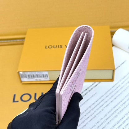 Louis Vuitton Passport Cover Pink 14Cm M25968