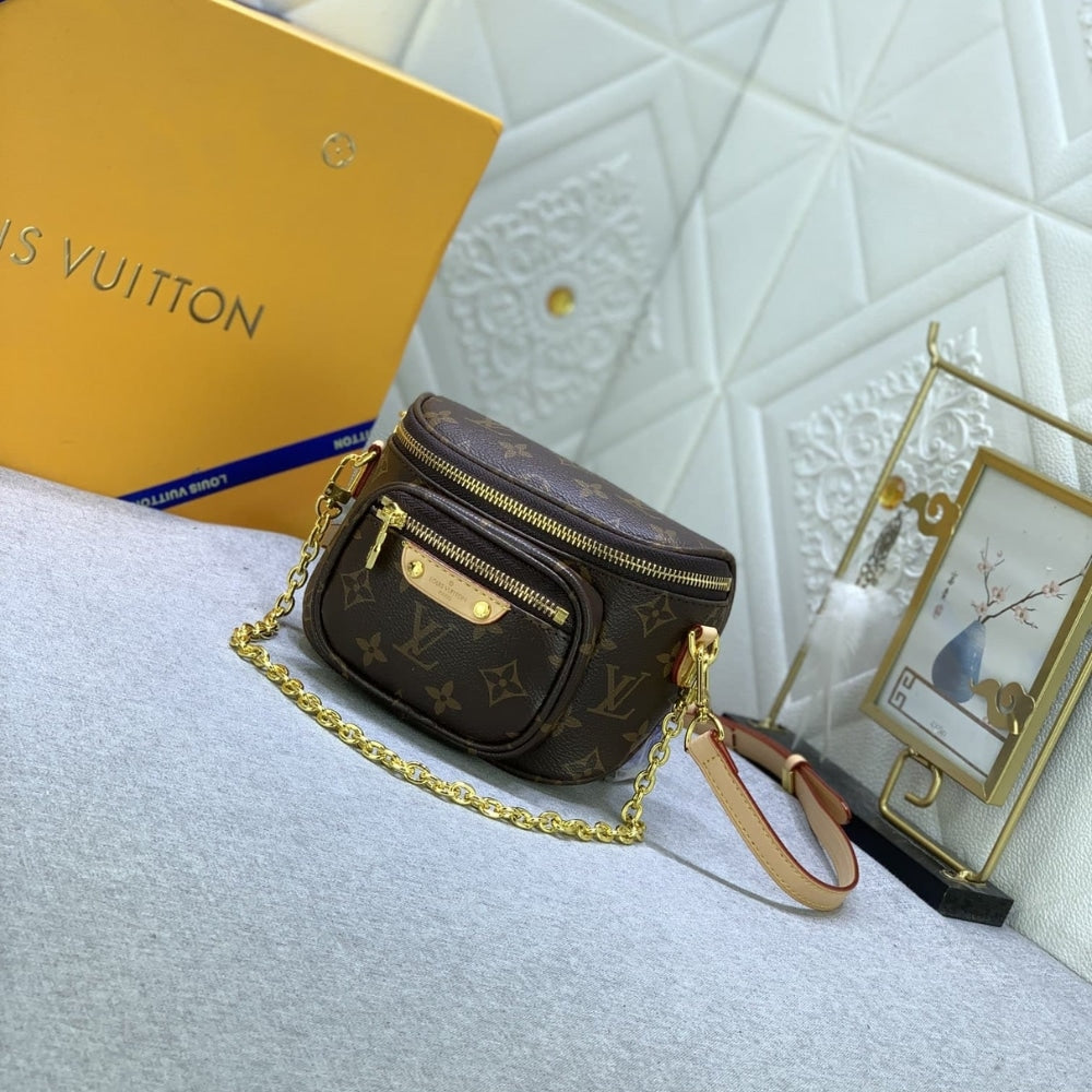 Louis Vuitton Mini Bumbag Bag Monogram Canvas 17cm M82335