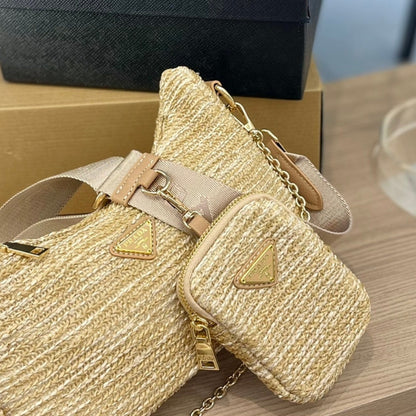 Prada Re-Edition 2005 Raffia Bag Tan 1BH2042A2TF0018VV9L