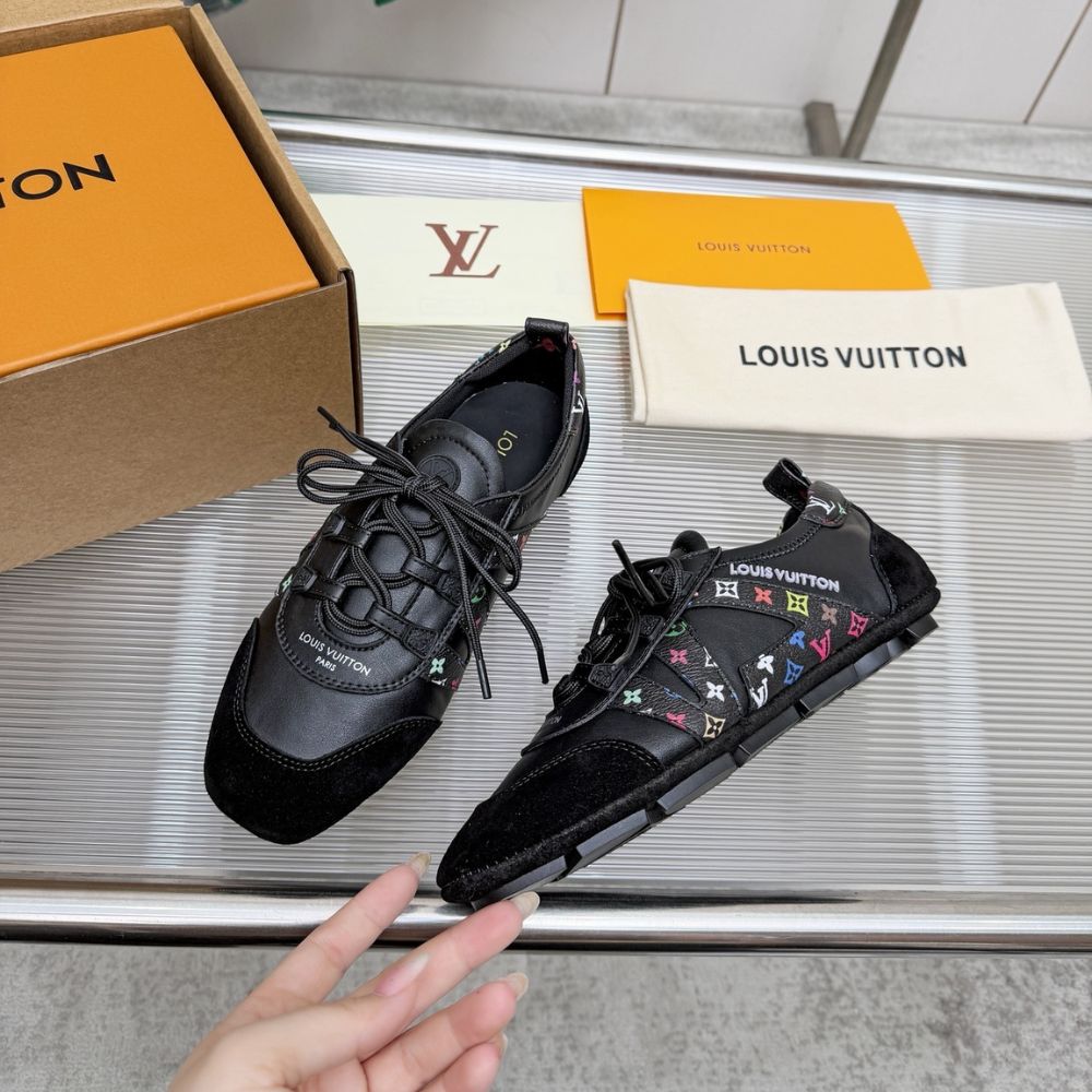Louis Vuitton LV Sneakerina LV TM Black 1AJJTS