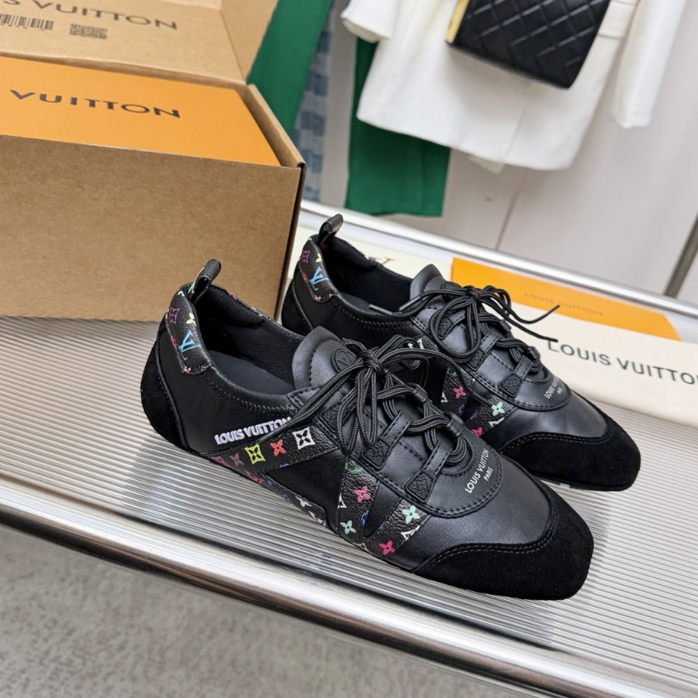 Louis Vuitton LV Sneakerina LV TM Black 1AJJTS