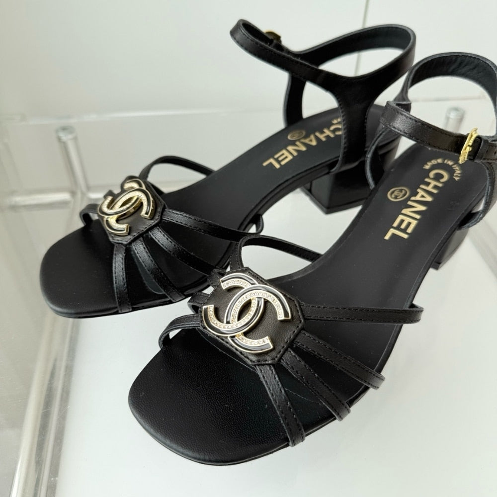 CHANEL SANDALS BLACK G46274 B19511 94305