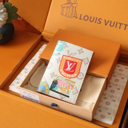 Louis Vuitton Passport Cover Monogram Dune 14Cm M14621