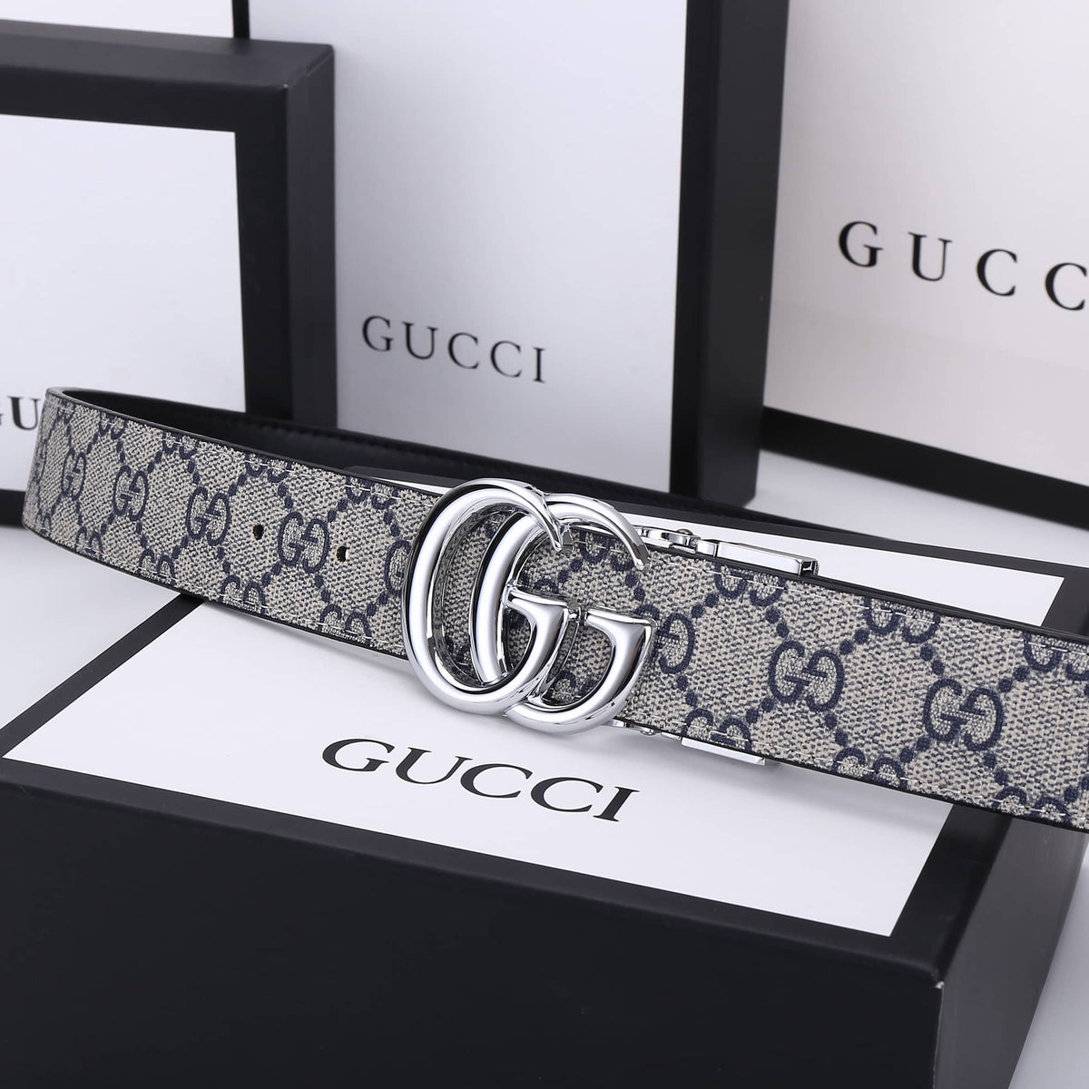 GUCCI GG MARMONT REVERSIBLE BELT BEIGE 627055 92TIN 4075