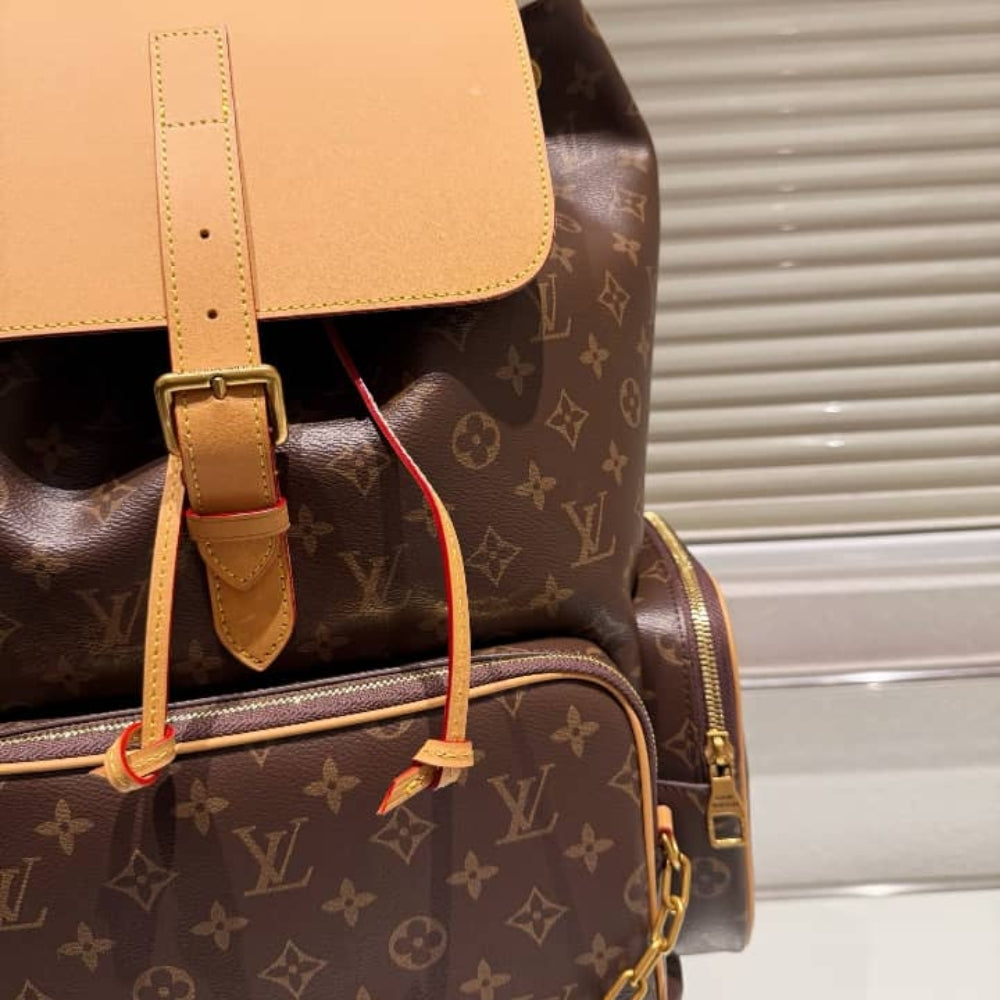 Louis Vuitton Trio Backpack Monogram Canvas Brown 43Cm M44658