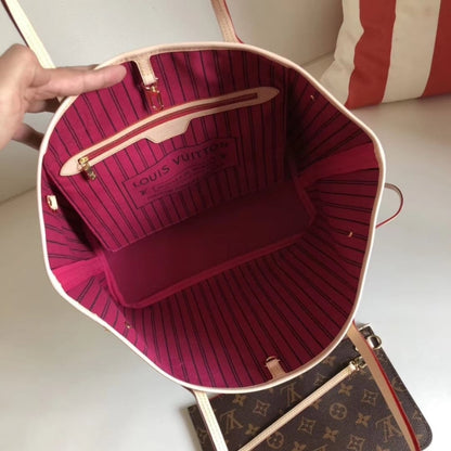 Louis Vuitton Neverfull MM Pivoine Pink 31Cm M41178