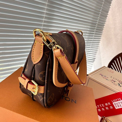 Louis Vuitton Saumur BB Monogram Brown 20Cm M46740