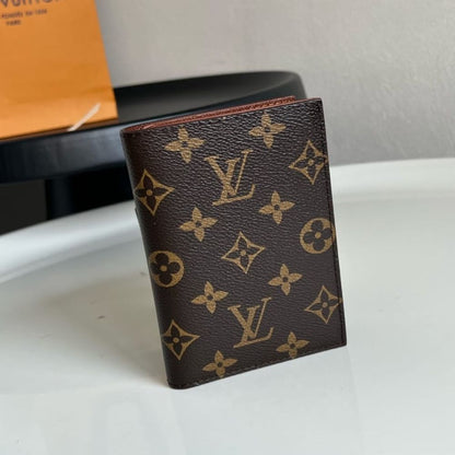 Louis Vuitton Passport Cover Monogram Canvas Brown 14Cm M64502