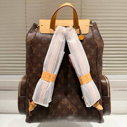 Louis Vuitton Trio Backpack Monogram Canvas Brown 43Cm M44658