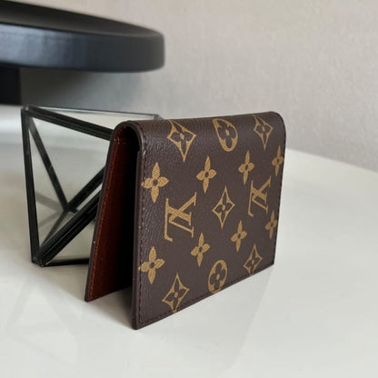 Louis Vuitton Passport Cover Monogram Canvas Brown 14Cm M64502