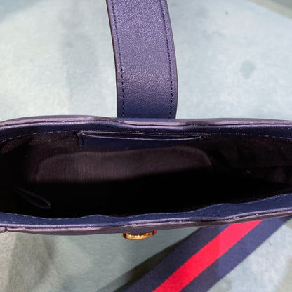 GUCCI ORIGINAL GG SMALL BUCKET SHOULDER BAG ‎19CM