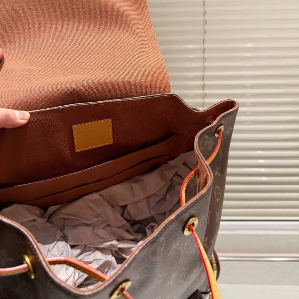 Louis Vuitton Trio Backpack Monogram Canvas Brown 43Cm M44658