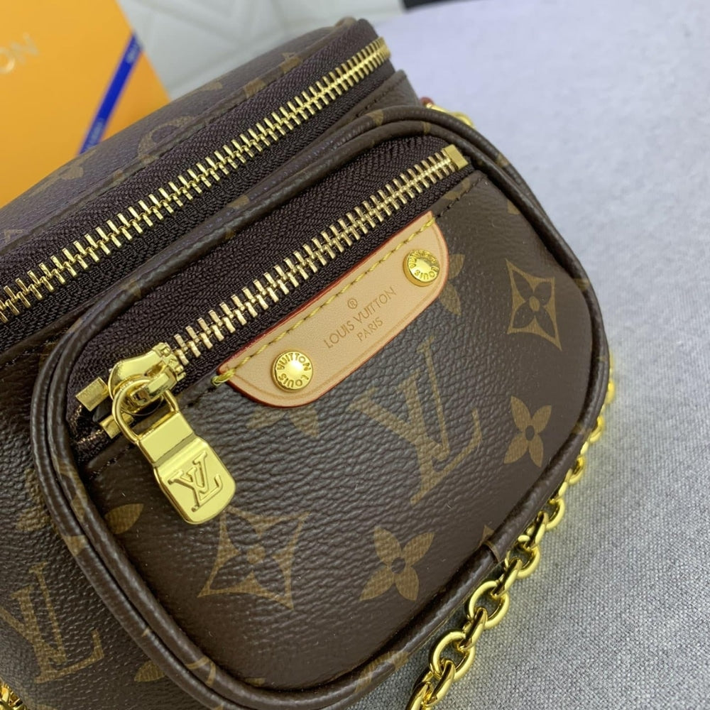 Louis Vuitton Mini Bumbag Bag Monogram Canvas 17cm M82335