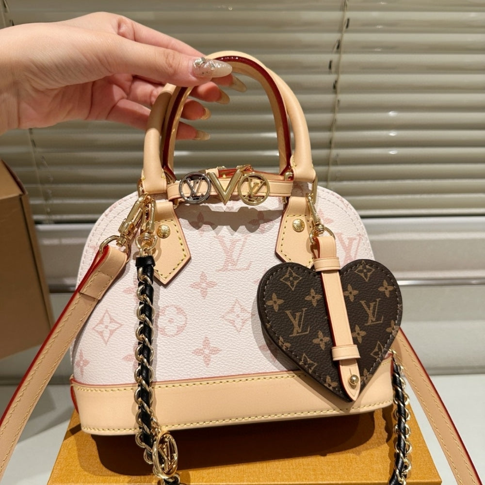 Louis Vuitton Alma Mini LV And I Monogram Dune 25Cm K00015