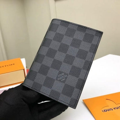 Louis Vuitton Passport Cover Damier Graphite 14Cm N64411