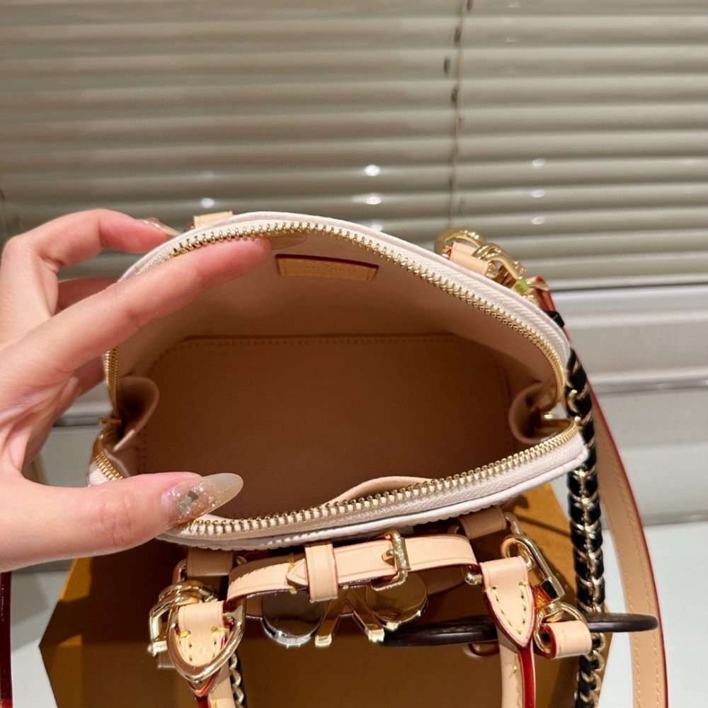 Louis Vuitton Alma Mini LV And I Monogram Dune 25Cm K00015