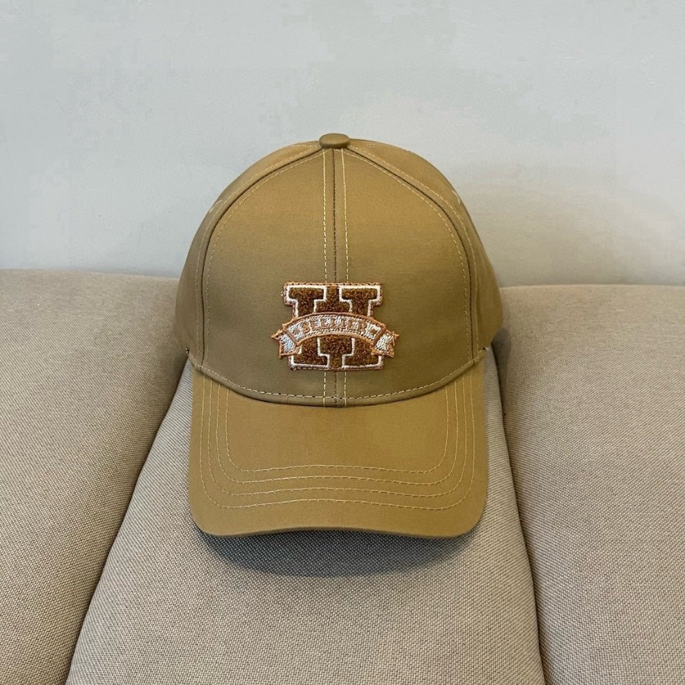 Hermes Davis H Sellier Cap Brown H232032N D156