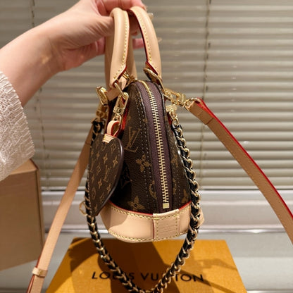 Louis Vuitton Alma Mini LV And I Monogram Brown 25Cm K00016