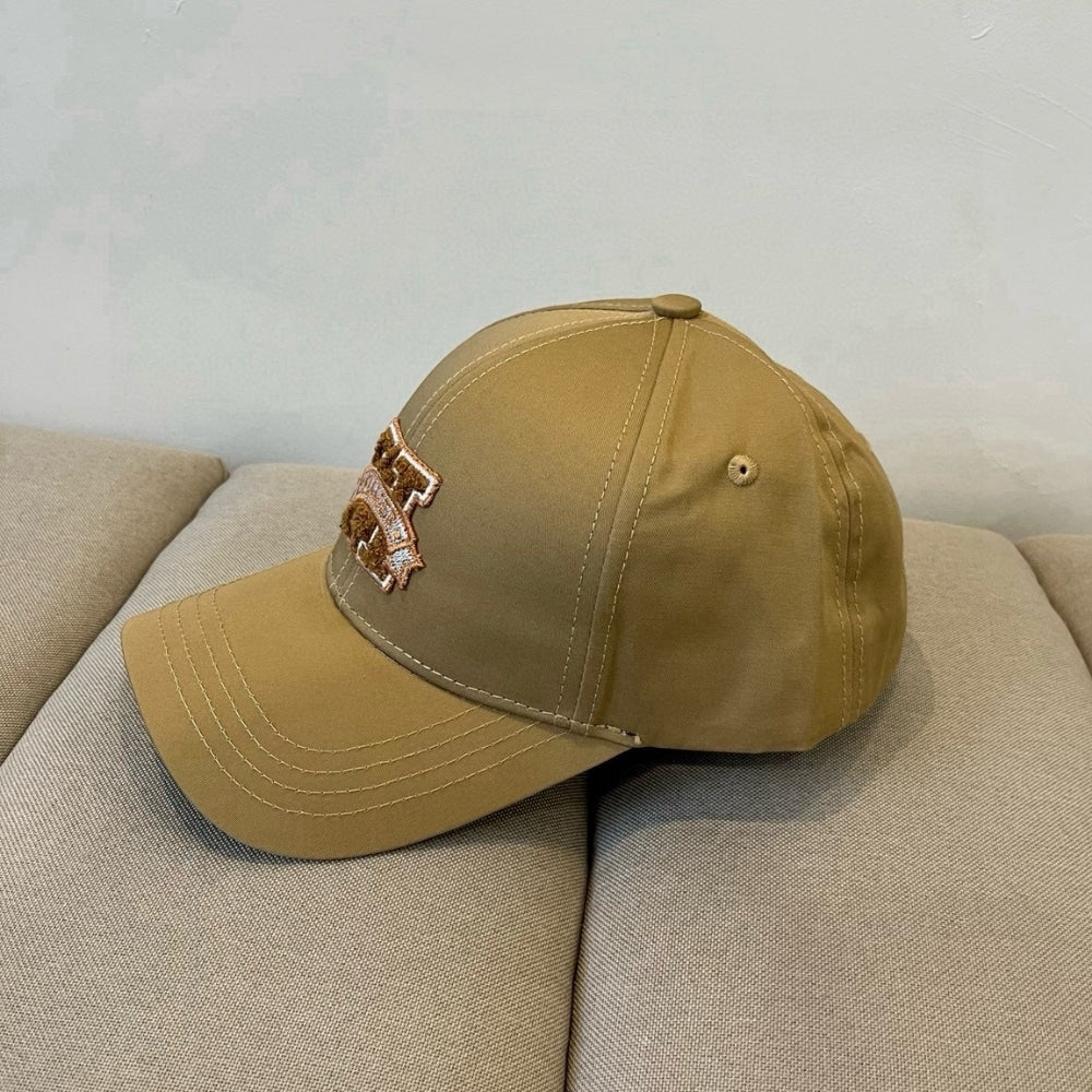 Hermes Davis H Sellier Cap Brown H232032N D156