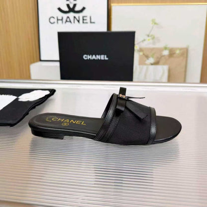 Chanel Mules Mesh Black