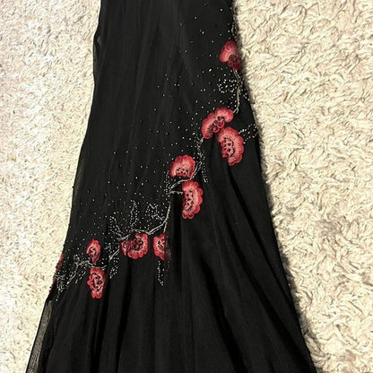 Sexy Black Prom Dresses For Girls Formal Birthday Party Gowns