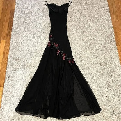 Sexy Black Prom Dresses For Girls Formal Birthday Party Gowns