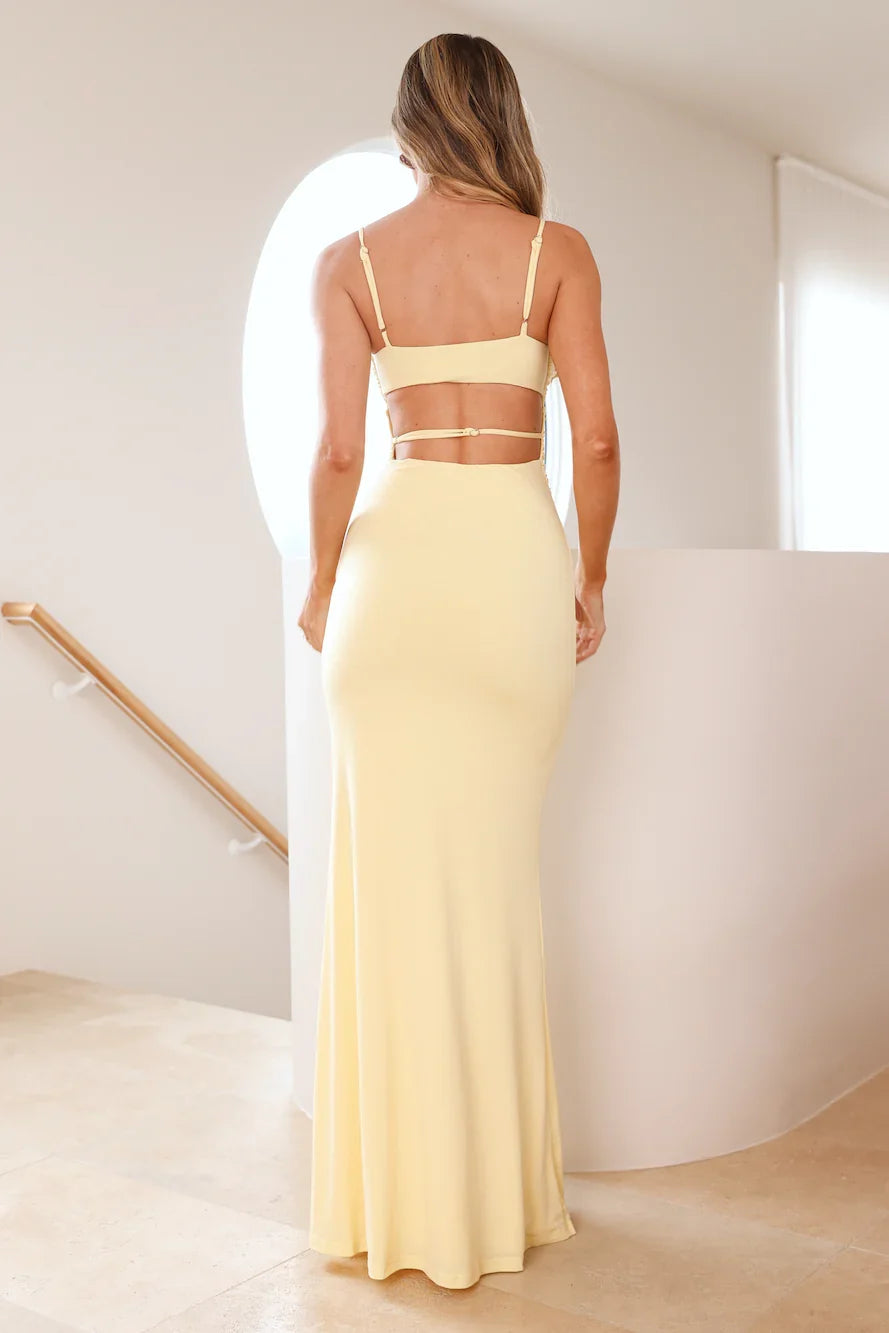 square neckline thin shoulder straps backless and floor length Prom dress