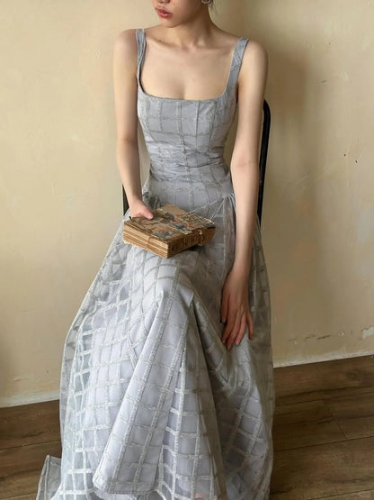 girlhomeshops--Light Blue Simple And Elegant Long Tulle Formal Prom Dress gh5605