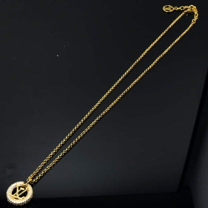LOUIS VUITTON LOUISE BY NIGHT NECKLACE GOLD M00759