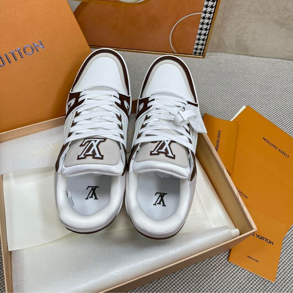 Louis Vuitton LV Trainer Sneaker Brown 1ABLVB