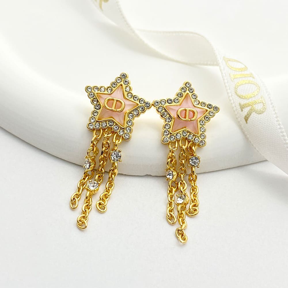 DIOR Petit CD Lucky Baroque Earrings