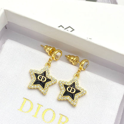 DIOR Petit CD Lucky Baroque Earrings