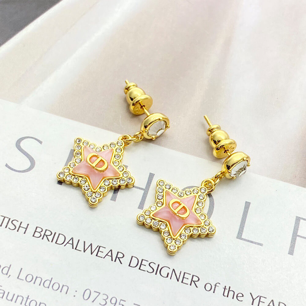 DIOR Petit CD Lucky Baroque Earrings