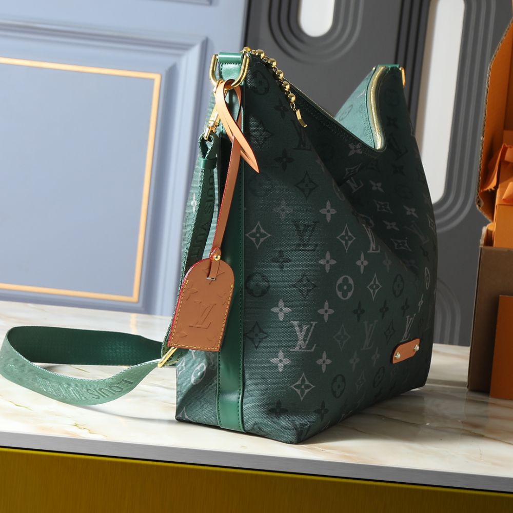 Louis Vuitton Vagabond Hobo Monogram Surplus Green 48Cm M27181