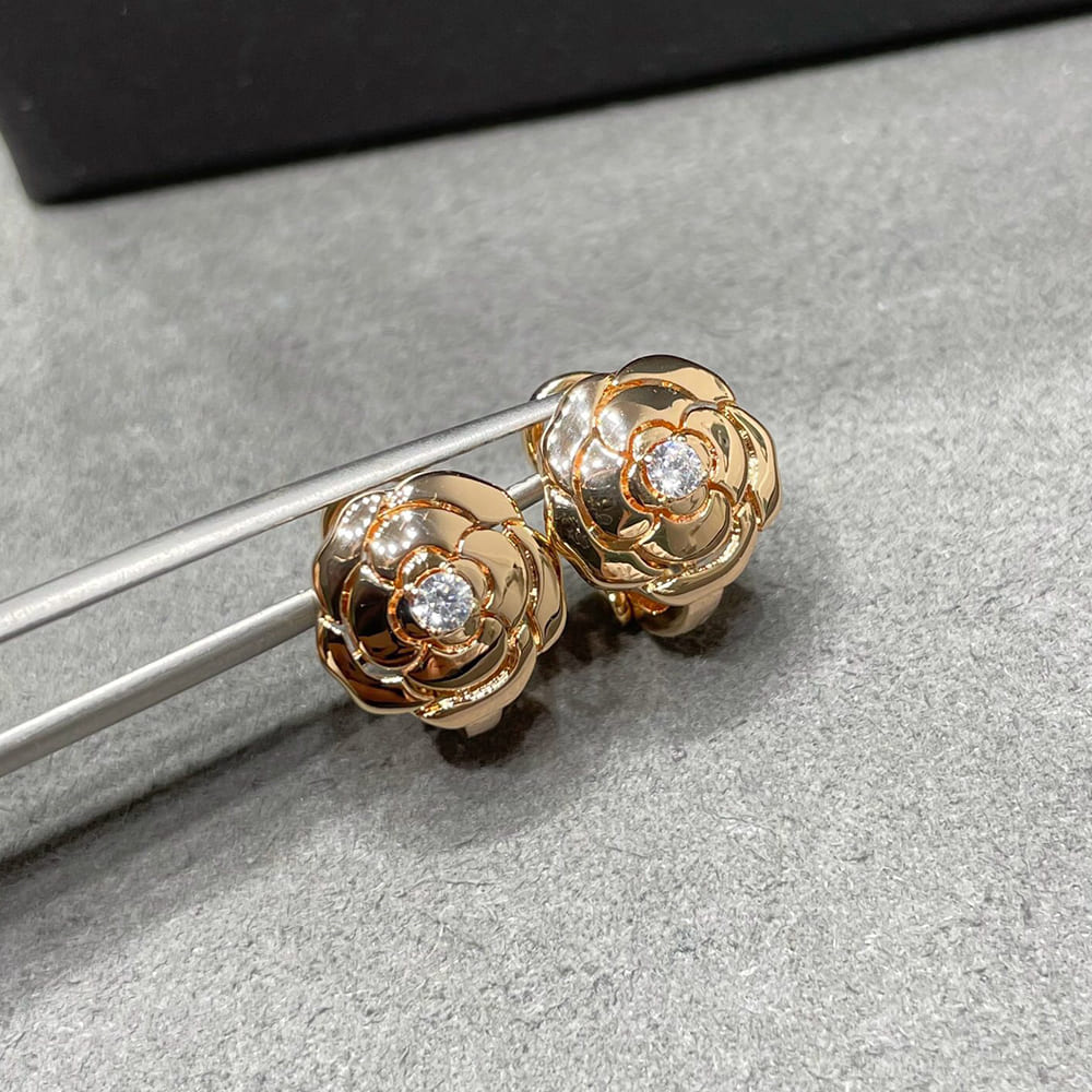 CHANEL BOUTON  EARRINGS
