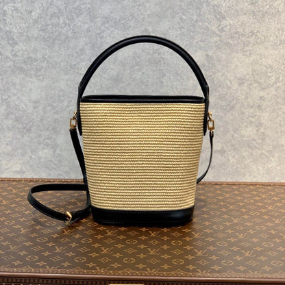 Louis Vuitton Petit Bucket Black 24Cm M59961