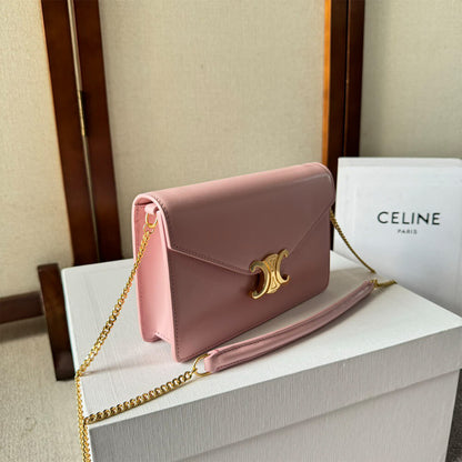 WALLET ON CHAIN MARGO in Shiny calfskin