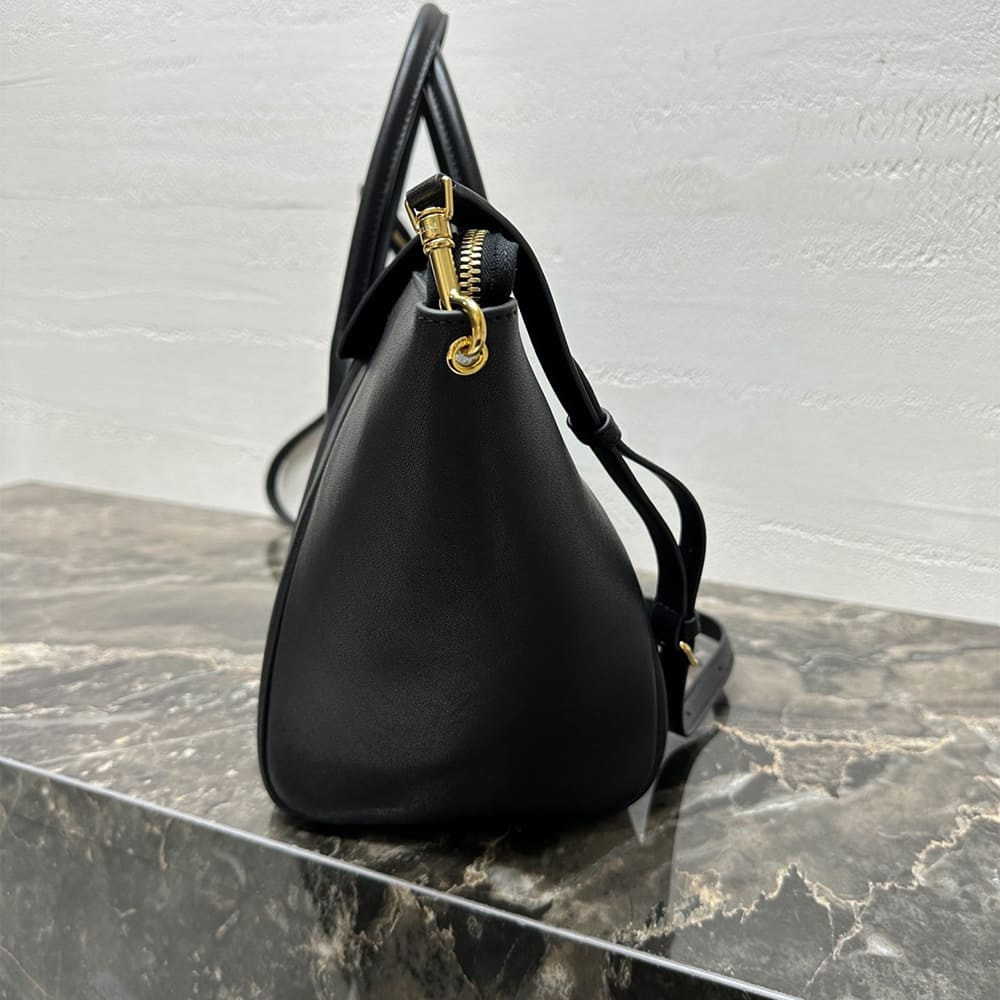 CELINE MEDIUM SMILING NEW LUGGAGE IN SUPPLE SHINY LAMBSKIN(HIGH-END GRADE)