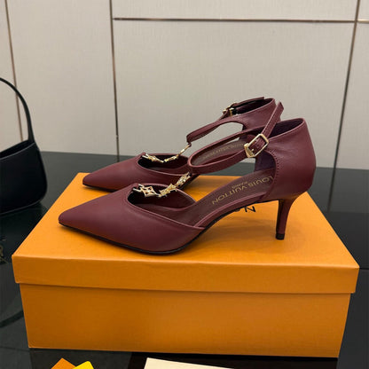 LV Ankle Strap Pumps
